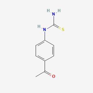 molecular formula C9H10N2OS B1271874 (4-乙酰苯基)硫脲 CAS No. 71680-92-7