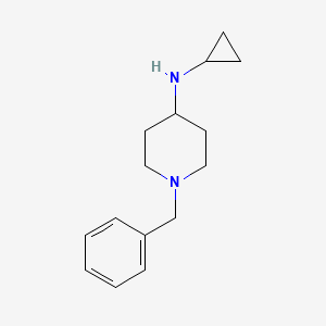 B1271877 1-benzyl-N-cyclopropylpiperidin-4-amine CAS No. 387358-47-6