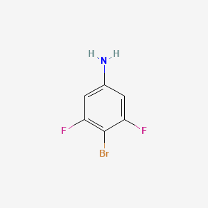 molecular formula C6H4BrF2N B1271886 4-溴-3,5-二氟苯胺 CAS No. 203302-95-8