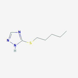 molecular formula C7H13N3S B1271891 3-(戊硫基)-4H-1,2,4-三唑 CAS No. 71705-07-2