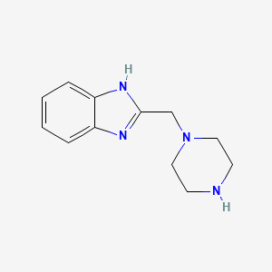 molecular formula C12H16N4 B1271893 2-哌嗪-1-基甲基-1H-苯并咪唑 CAS No. 59052-85-6