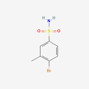 molecular formula C7H8BrNO2S B1271902 4-溴-3-甲基苯磺酰胺 CAS No. 879487-75-9