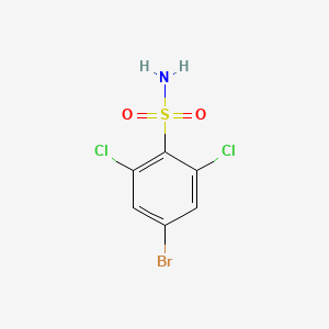 molecular formula C6H4BrCl2NO2S B1271905 4-溴-2,6-二氯苯磺酰胺 CAS No. 351003-55-9