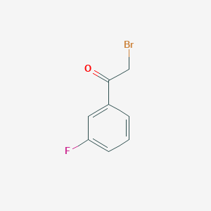 molecular formula C8H6BrFO B1271906 2-溴-1-(3-氟苯基)乙酮 CAS No. 53631-18-8