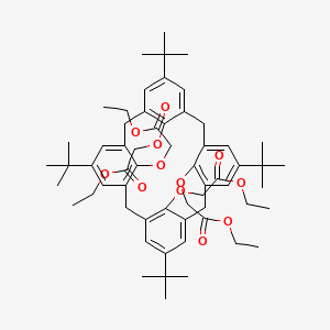 molecular formula C60H80O12 B1271920 4-叔丁基卡利克斯[4]芳烃四乙酸四乙酯 CAS No. 97600-39-0