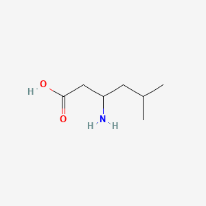 B1271929 3-Amino-5-methylhexanoic acid CAS No. 3653-34-7