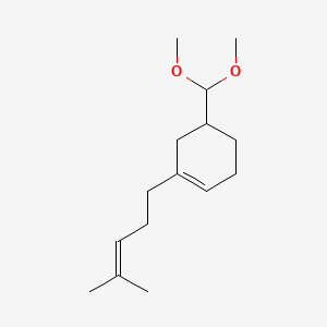 5-(Dimethoxymethyl)-1-(4-methylpent-3-enyl)cyclohexene