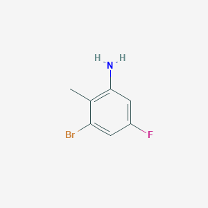 B1271939 3-Bromo-5-fluoro-2-methylaniline CAS No. 502496-36-8