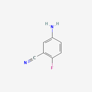 molecular formula C7H5FN2 B1271941 5-氨基-2-氟苯甲腈 CAS No. 53312-81-5