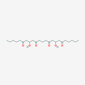 8,16-Dihydroxy-6,10,14,18-tricosanetetrone