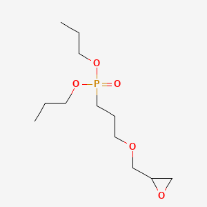 Dipropyl (3-(oxiranylmethoxy)propyl)phosphonate