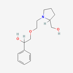 1-(2-(2-Hydroxy-2-phenylethoxy)ethyl)-2-pyrrolidinemethanol