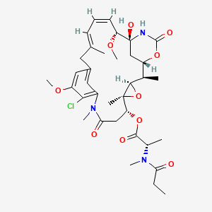 N(2')-Deacetyl-N(2')-(1-oxopropyl)maytansine