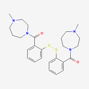 4-Methyl(1,4-diazaperhydroepinyl) 2-((2-((4-methyl(1,4-diazaperhydroepinyl))carbonyl)phenyl)disulfanyl)phenyl ketone