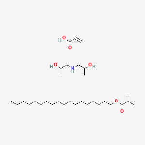 1-(2-Hydroxypropylamino)propan-2-ol;octadecyl 2-methylprop-2-enoate;prop-2-enoic acid