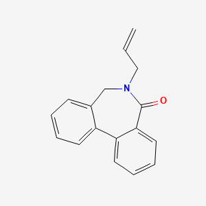 molecular formula C17H15NO B12719689 Oxazapetine CAS No. 71803-45-7