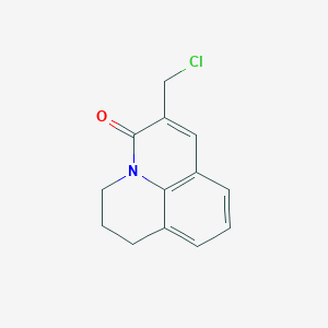 B1271969 6-(Chloromethyl)-2,3-dihydro-1h,5h-pyrido[3,2,1-ij]quinolin-5-one CAS No. 849021-07-4