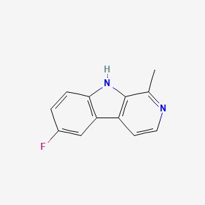 6-Fluoro-1-methyl-9H-pyrido(3,4-b)indole