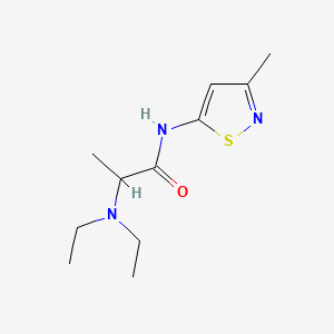 2-(Diethylamino)-N-(3-methyl-5-isothiazolyl)propionamide