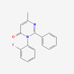 4(3H)-Pyrimidinone, 3-(2-fluorophenyl)-6-methyl-2-phenyl-