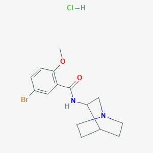 N-1-Azabicyclo(2.2.2)oct-3-yl-5-bromo-2-methoxybenzamide monohydrochloride