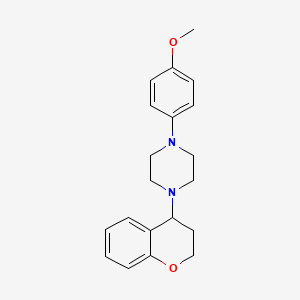 1-(3,4-Dihydro-2H-1-benzopyran-4-yl)-4-(4-methoxyphenyl)piperazine