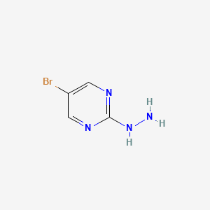 molecular formula C4H5BrN4 B1271978 5-溴-2-肼基嘧啶 CAS No. 823-89-2