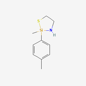 2-Methyl-2-(p-tolyl)-1-thia-3-aza-2-silacyclopentane