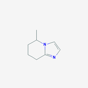 molecular formula C8H12N2 B127198 5-甲基-5,6,7,8-四氢咪唑并[1,2-a]吡啶 CAS No. 144042-79-5