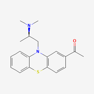 molecular formula C19H22N2OS B12719874 Aceprometazine, (R)- CAS No. 1254332-66-5