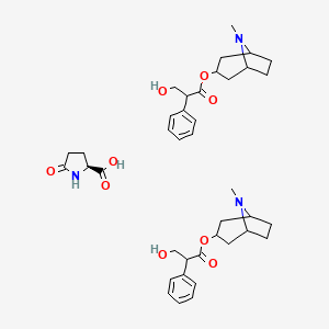 molecular formula C39H53N3O9 B12719903 Einecs 300-485-1 CAS No. 93940-85-3