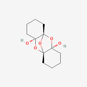 (4aalpha,5abeta,9aalpha,10abeta)-Octahydro-5aH,10aH-4a,9a-epoxydibenzo(b,e)(1,4)dioxin-5a,10a-diol