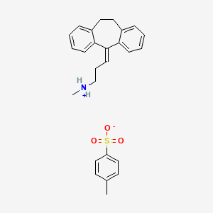 3-(10,11-Dihydro-5H-dibenzo(a,d)cyclohepten-5-ylidene)propyl(methyl)ammonium p-toluenesulphonate