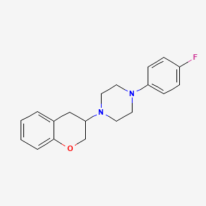 1-(3,4-Dihydro-2H-1-benzopyran-3-yl)-4-(4-fluorophenyl)piperazine