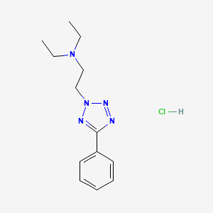 2H-Tetrazole-2-ethanamine, N,N-diethyl-5-phenyl-, monohydrochloride