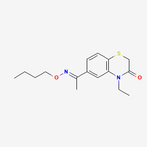 6-(1-Butoxyimino)ethyl-4-ethyl-2H-1,4-benzothiazin-3(4H)-one