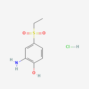 2-Amino-4-(ethylsulphonyl)phenol hydrochloride