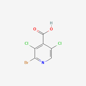molecular formula C6H2BrCl2NO2 B1272027 2-溴-3,5-二氯异烟酸 CAS No. 343781-56-6
