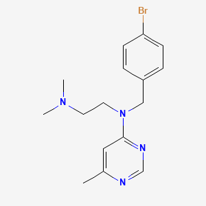 4-((p-Bromobenzyl)(2-(dimethylamino)ethyl)amino)-6-methylpyrimidine