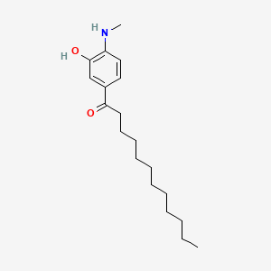 1-Dodecanone, 1-(3-hydroxy-4-(methylamino)phenyl)-