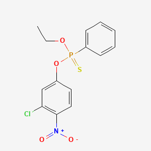 Phenylphosphonothioic acid O-(3-chloro-4-nitrophenyl) O-ethyl ester