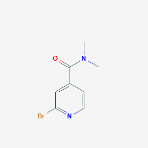 molecular formula C8H9BrN2O B1272032 2-溴-N,N-二甲基异烟酰胺 CAS No. 209262-62-4