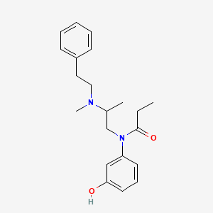 3'-Hydroxy-N-(2-(methylphenethylamino)propyl)propionanilide