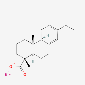 Potassium (1R-(1alpha,4abeta,4balpha,10aalpha))-1,2,3,4,4a,4b,5,9,10,10a-decahydro-7-isopropyl-1,4a-dimethylphenanthren-1-carboxylate