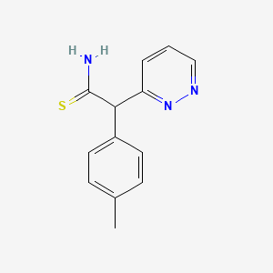 alpha-(4-Methylphenyl)-3-pyridazineethanethioamide