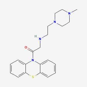 Phenothiazine, 10-(N-(2-(4-methyl-1-piperazinyl)ethyl)glycyl)-