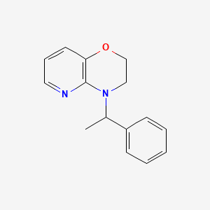 3,4-Dihydro-4-(1-phenylethyl)-2H-pyrido(3,2-b)-1,4-oxazine