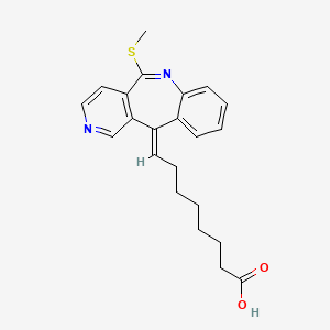 8-(5-(Methylthio)-11H-pyrido(4,3-c)(1)benzazepin-11-ylidene)octanoic acid