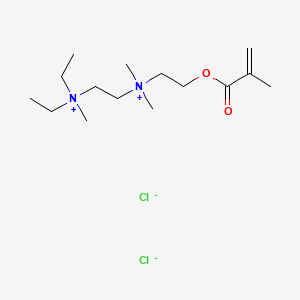 N,N-Diethyl-N,N',N'-trimethyl-N'-(2-((2-methyl-1-oxoallyl)oxy)ethyl)ethylenediammonium dichloride