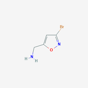 molecular formula C4H5BrN2O B1272057 3-Bromo-5-aminomethylisoxazole CAS No. 2763-93-1